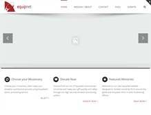 Tablet Screenshot of equipnet.org